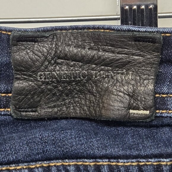 Genetic Denim THE JAMES Womens Jeans Size 28 Zip Ankle Dark Wash Skinny Low Rise - Picture 15 of 16